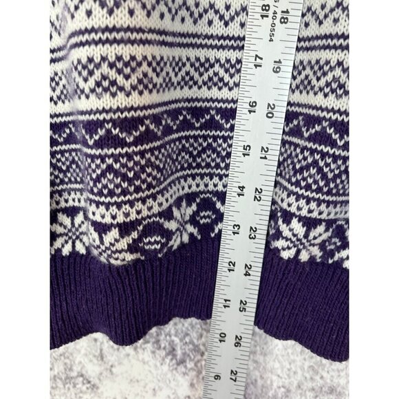 Vintage American Pride Sweater Womens Medium Fair Isle Indie Nordic Retro Y2K US - Picture 8 of 11